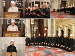 Sultanahmet Camii'nde Regaib Gecesi ihya edildi