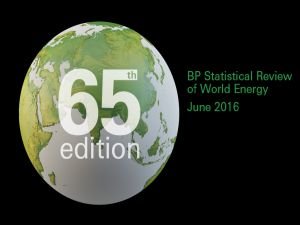 2016 BP Dünya Enerji İstatistikleri Raporu yayınlandı