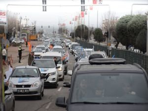 AK Parti Batman Belediye Başkan adayı Adil Sebati Ceylan'a coşkulu karşılama