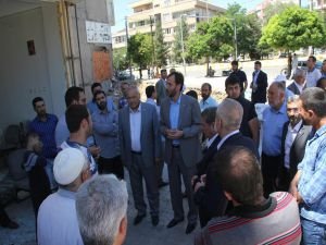 HÜDA PAR Midyat’taki saldırıda zarar görenleri ziyaret etti