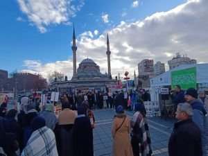 Peygamber Sevdalıları Kayseri’de Gazze için basın açıklaması düzenledi