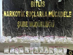 Bitlis'te 10 kilogram uyuşturucu ele geçirildi