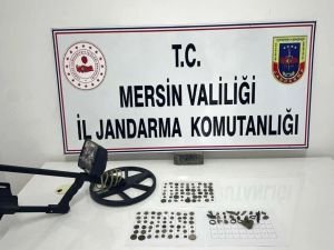 Mersin'de Roma dönemine ait çok sayıda sikke ve obje ele geçirildi