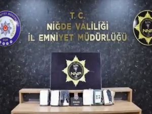 Niğde'de 7 kilo 200 gram kokain ele geçirildi