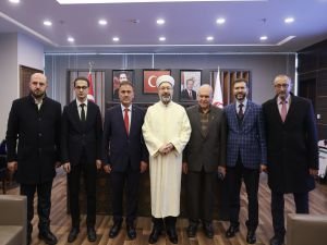 Diyanet İşleri Başkanı Erbaş, Gümüşhane Valiliğini ziyaret etti