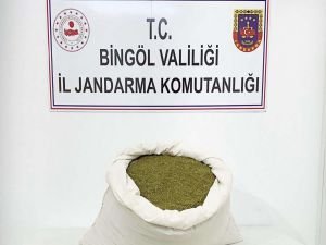 Bingöl’de 18,5 kilogram toz esrar ele geçirildi