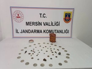 Mersin'de tarihi eser operasyonu: 2 gözaltı