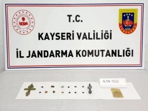 Kayseri'de tarihi eser operasyonu: 1 gözaltı