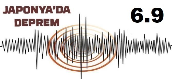 Japonya'da 6,9 büyüklüğünde deprem