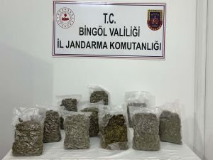 Bingöl’de 5 kilogram esrar ele geçirildi