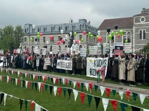 Boğaziçili öğrencilerden Filistin için eylem yapan ABD'li öğrencilere destek