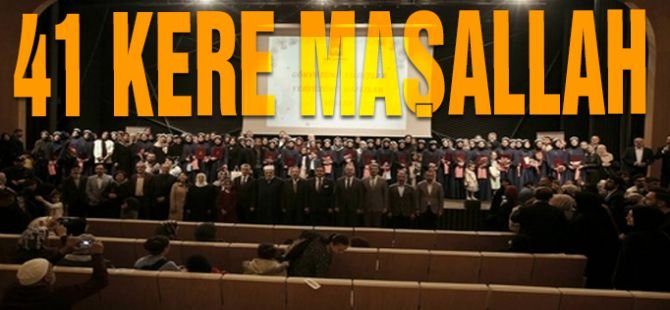 Ağrı'da 117 hafız icazetini törenle aldı