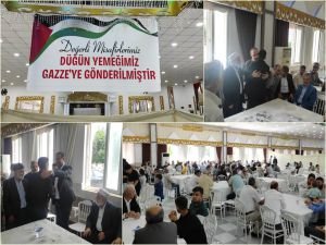 Batmanlı damat düğün yemeğinin masrafını Gazze'ye bağışladı