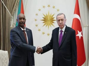 Cumhurbaşkanı Erdoğan, Sudan Egemenlik Konseyi Başkanı ile bir araya geldi