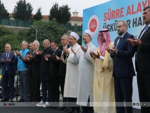 Hacı adayları, "Harem'den Harem-i Şerife" uğurlandı