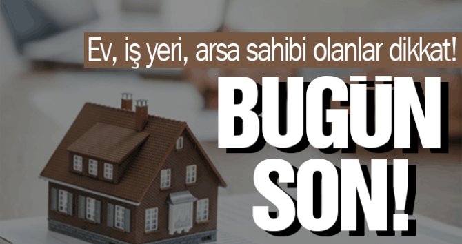 Emlak vergisi ikinci taksit ödemelerinde son gün