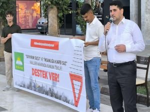 Antalya'da siyonist işgalciler tel'in edildi