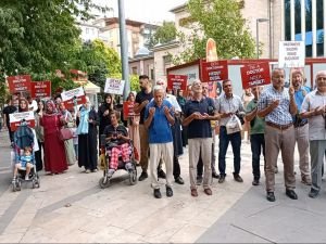 Malatya'da sağlıkçıların Gazze protestosu sürüyor