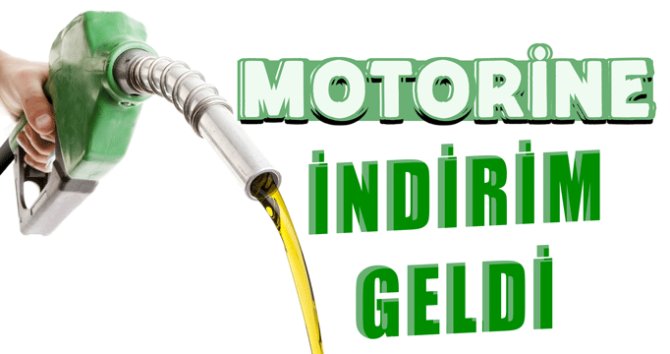 Motorinde 2,33 TL’lik indirim pompaya tam yansıdı