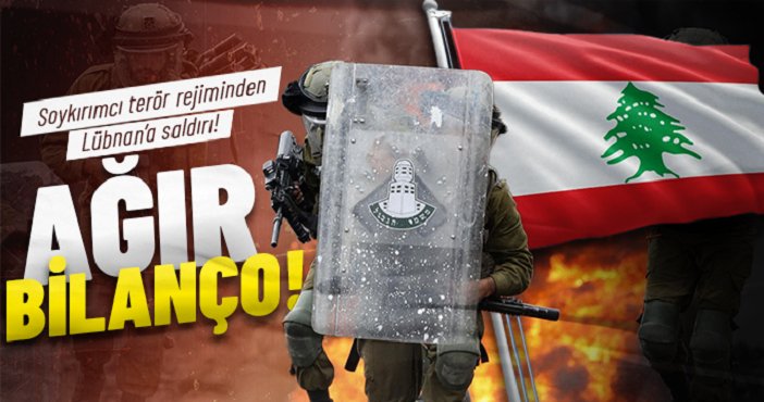 İşgalin Lübnan'a saldırısında 20 şehit 55 yaralı