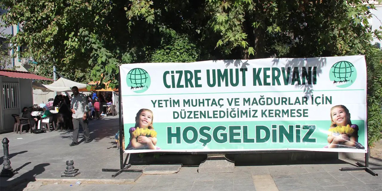 Umut Kervanı Cizre'de kermes düzenledi