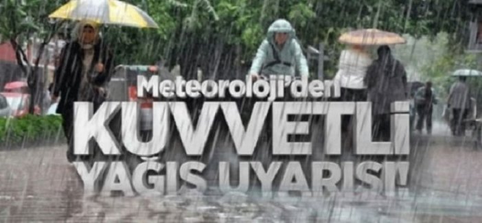 Kuvvetli Yağış, Kuvvetli Rüzgar, Buzlanma, Don ve Çığ Uyarısı