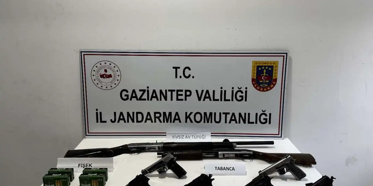 Gaziantep'te silah kaçakçılığı operasyonu