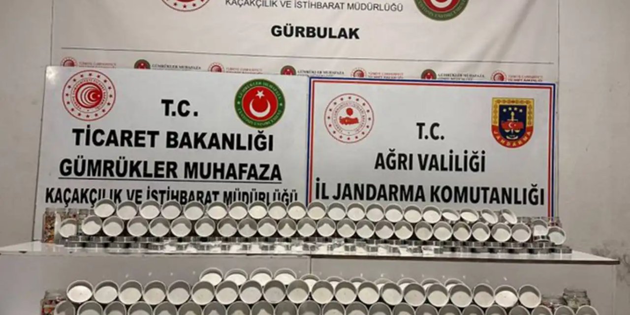 Ağrı'da 170 kg sıvı sentetik uyuşturucu ele geçirildi