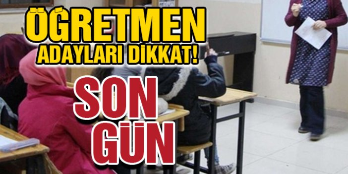 15 bin öğretmen için tercih sürecinde son gün