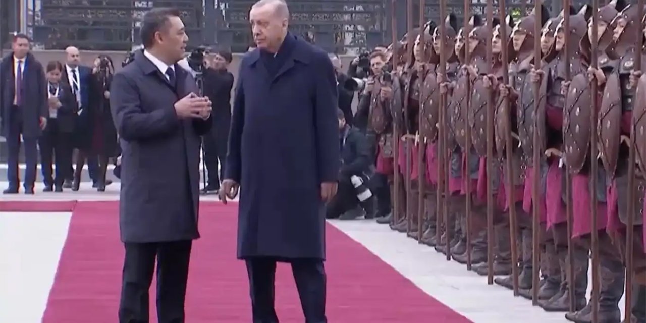 Cumhurbaşkanı Erdoğan Kırgızistan’da