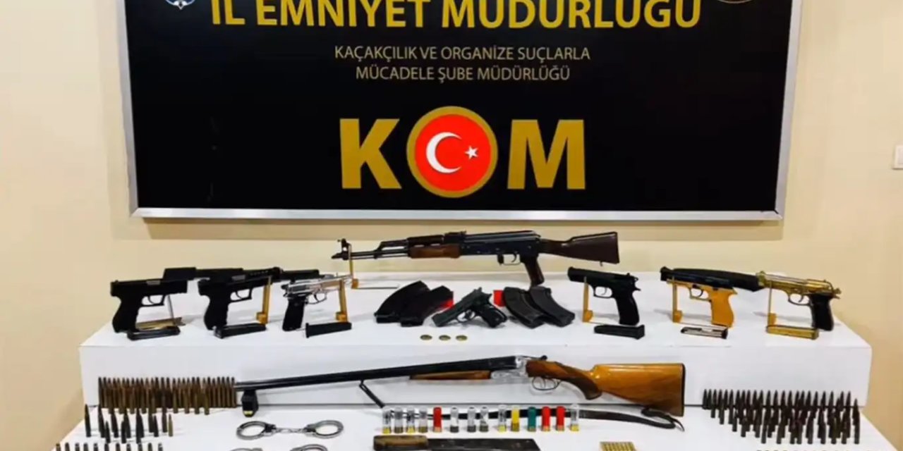 Erzincan'da silah kaçakçılığı operasyonu: 15 gözaltı