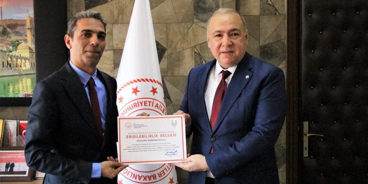 DEPSAŞ Enerji Şanlıurfa’da erişilebilirlik belgesi aldı