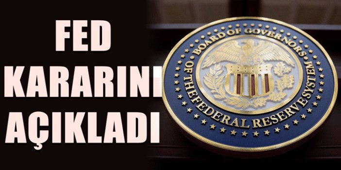 ABD Merkez Bankası faiz düşürdü