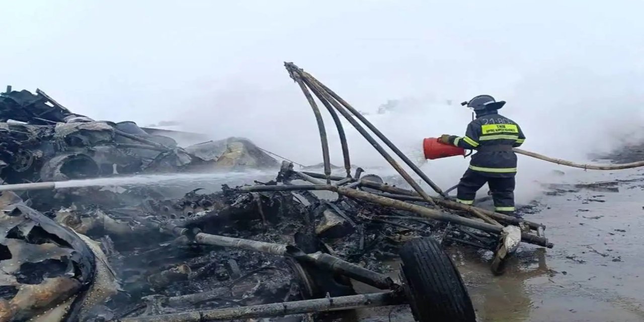 Kazakistan'da askeri helikopter sert iniş yaptı: Bir ölü 2 yaralı