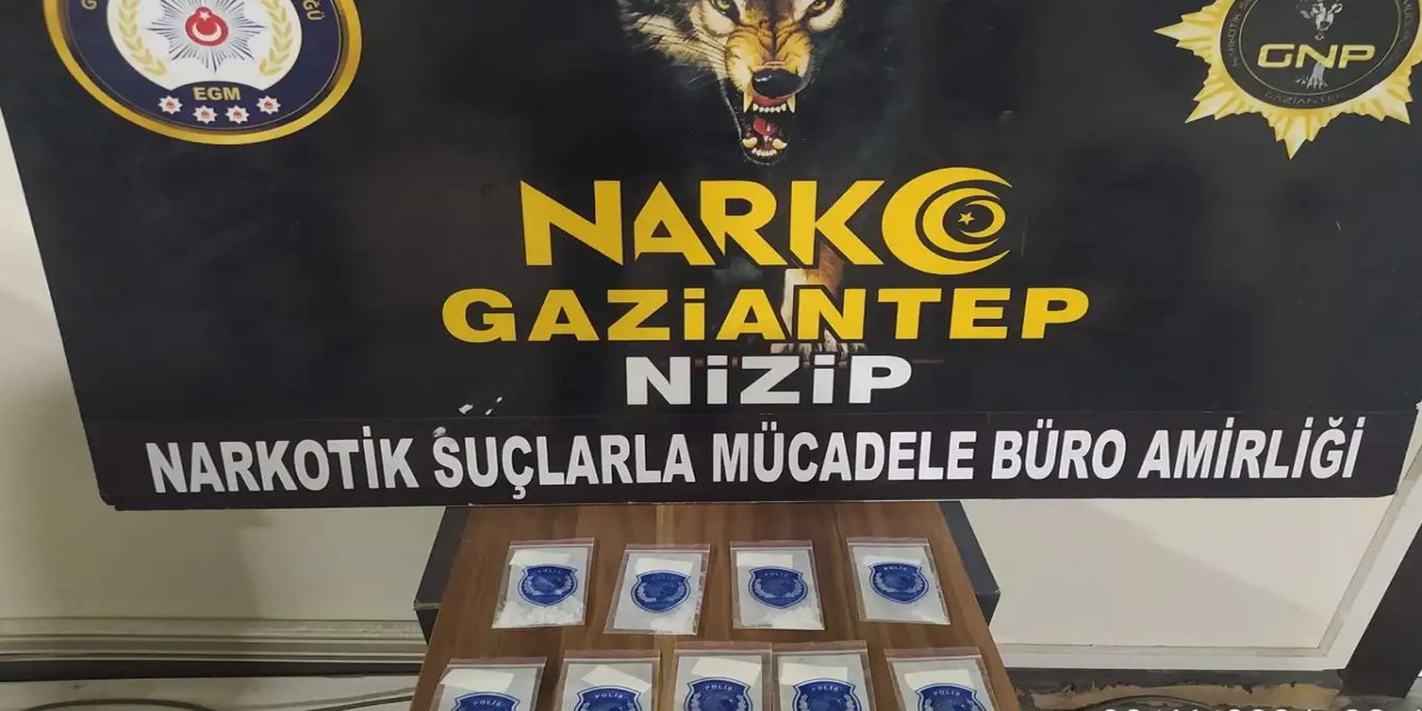 Gaziantep'te uyuşturucu operasyonu: 2 gözaltı