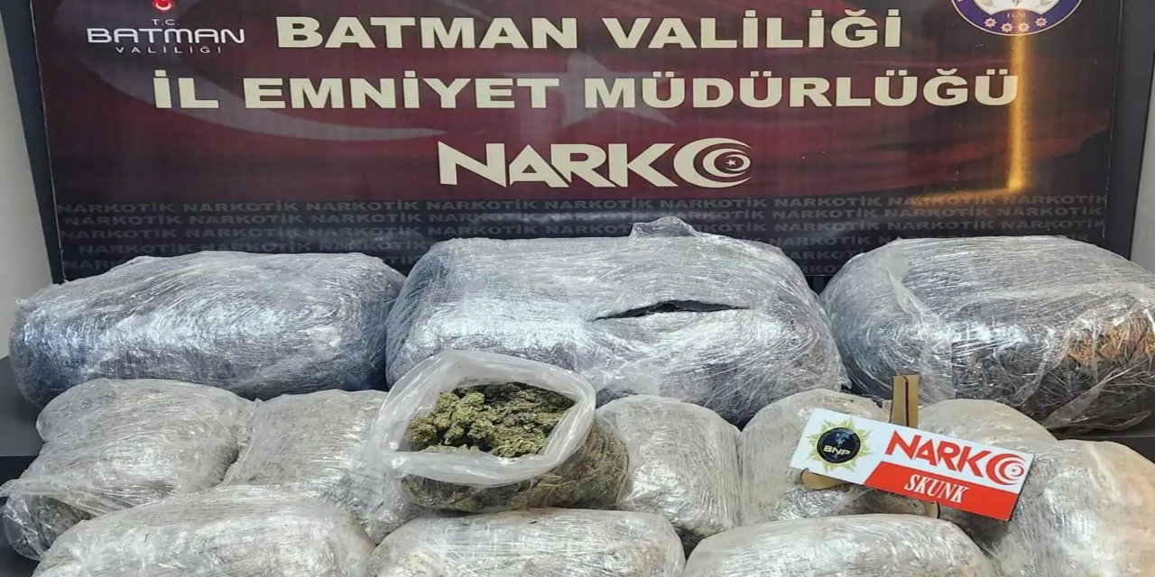 Batman'da uyuşturucu operasyonunda 3 tutuklama