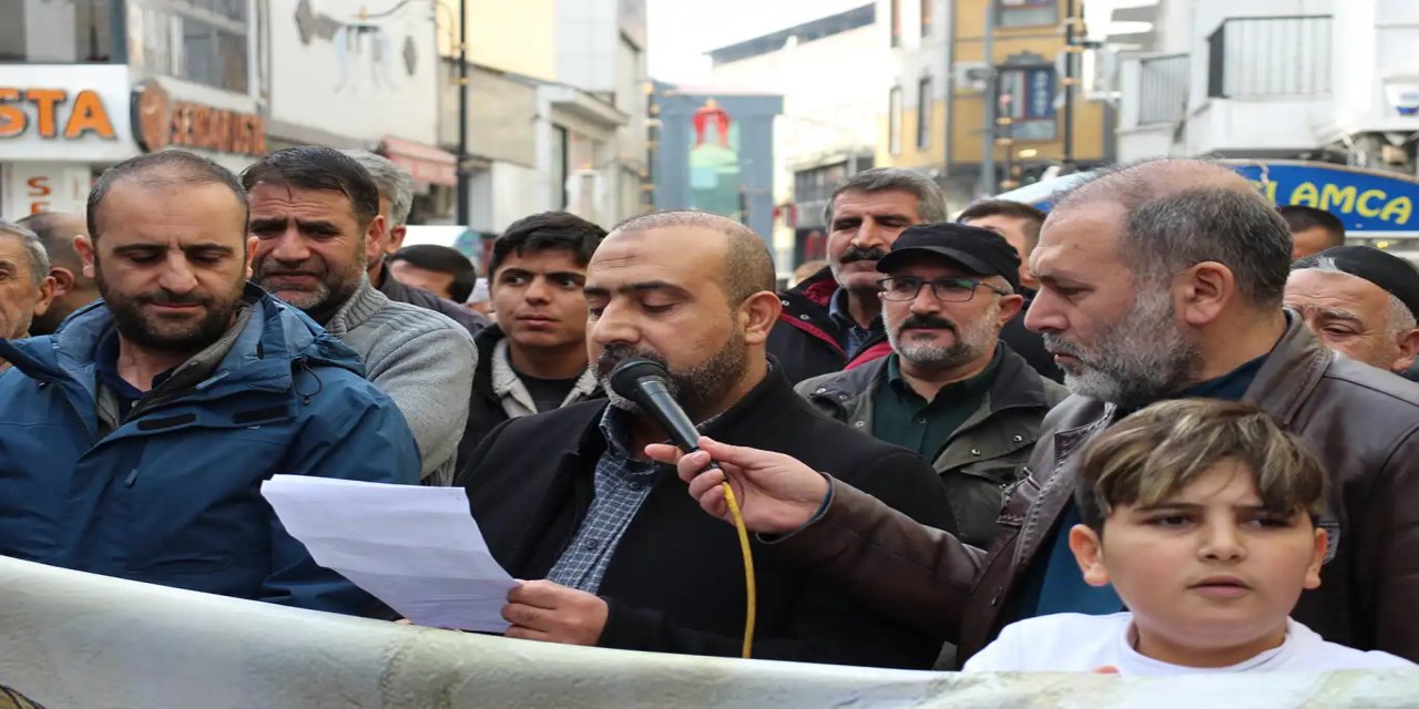 Gazze'deki soykırıma Ağrı'dan tepki