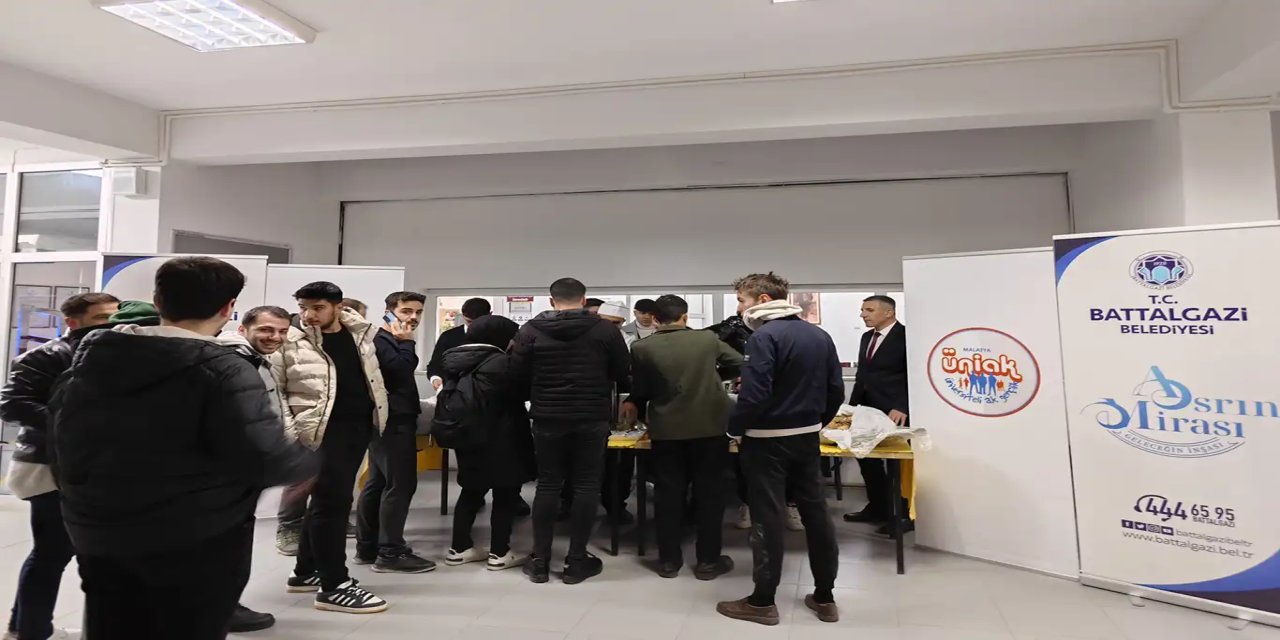 Battalgazi Belediyesi'nden öğrencilere sıcak çorba ikramı