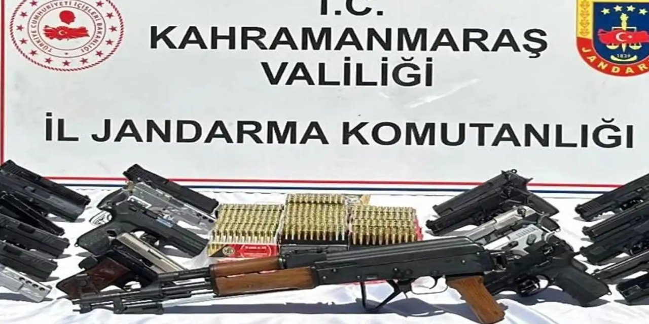 Kahramanmaraş'ta silah ve mühimmat kaçakçılığı operasyonu: 10 tutuklama