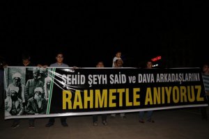 Diyarbakır'da Şeyh Said ve dava arkadaşları anıldı