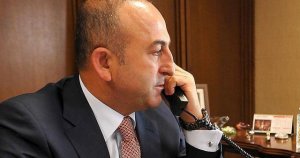 Çavuşoğlu, Kerry ve Ayrault ile telefonda görüştü