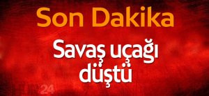 Şam'da savaş uçağı düştü