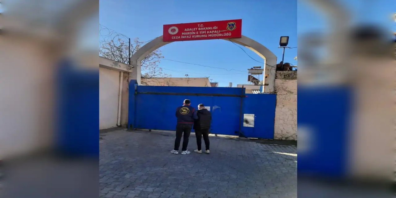 Mardin’de hakkında 32 yıl kesinleşmiş hapis cezası olan cezaevi firarisi yakalandı