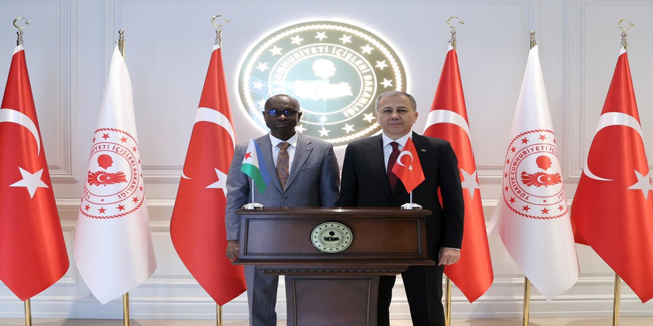 İçişleri Bakanı Yerlikaya, Cibuti İçişleri Bakanı Hassan ile görüştü