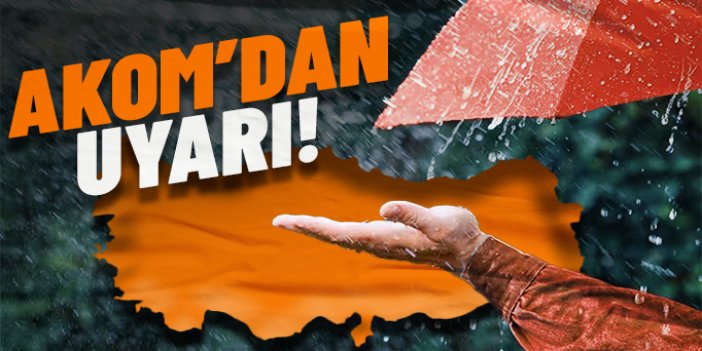İstanbul için kuvvetli yağış ve fırtına uyarısı