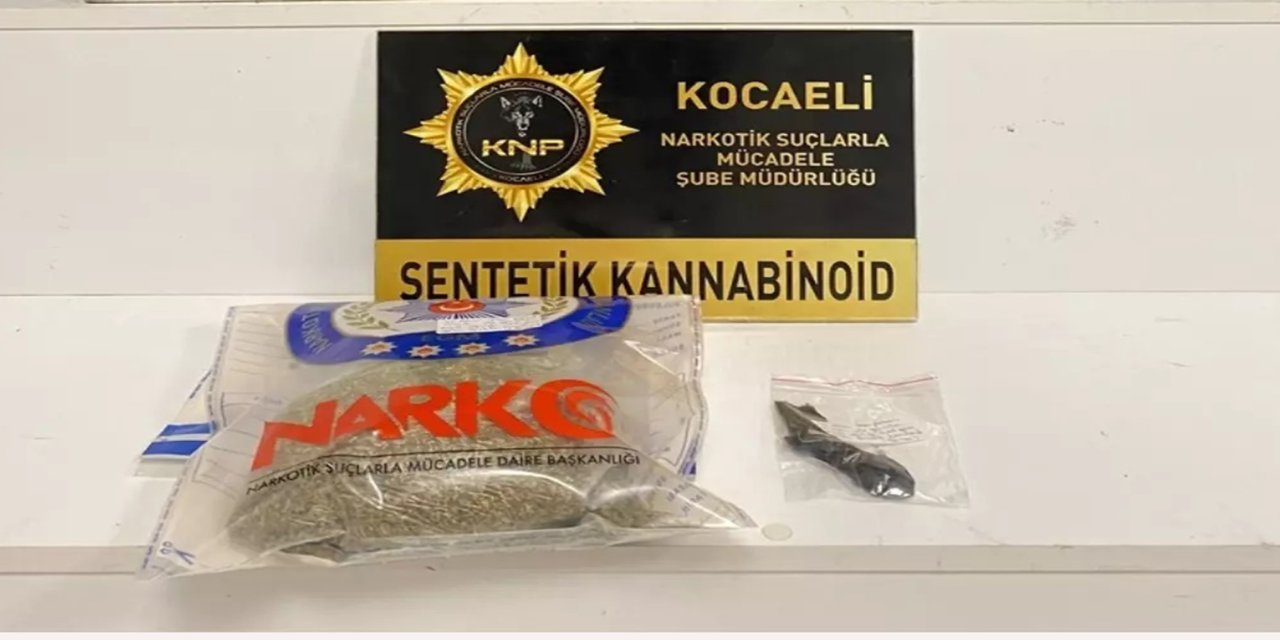 Kocaeli'de 1.8 kg uyuşturucu ele geçirildi