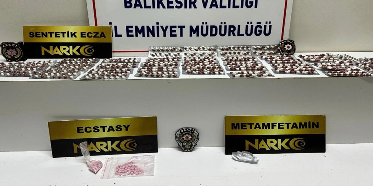 Balıkesir'de çok sayıda uyuşturucu ele geçirildi