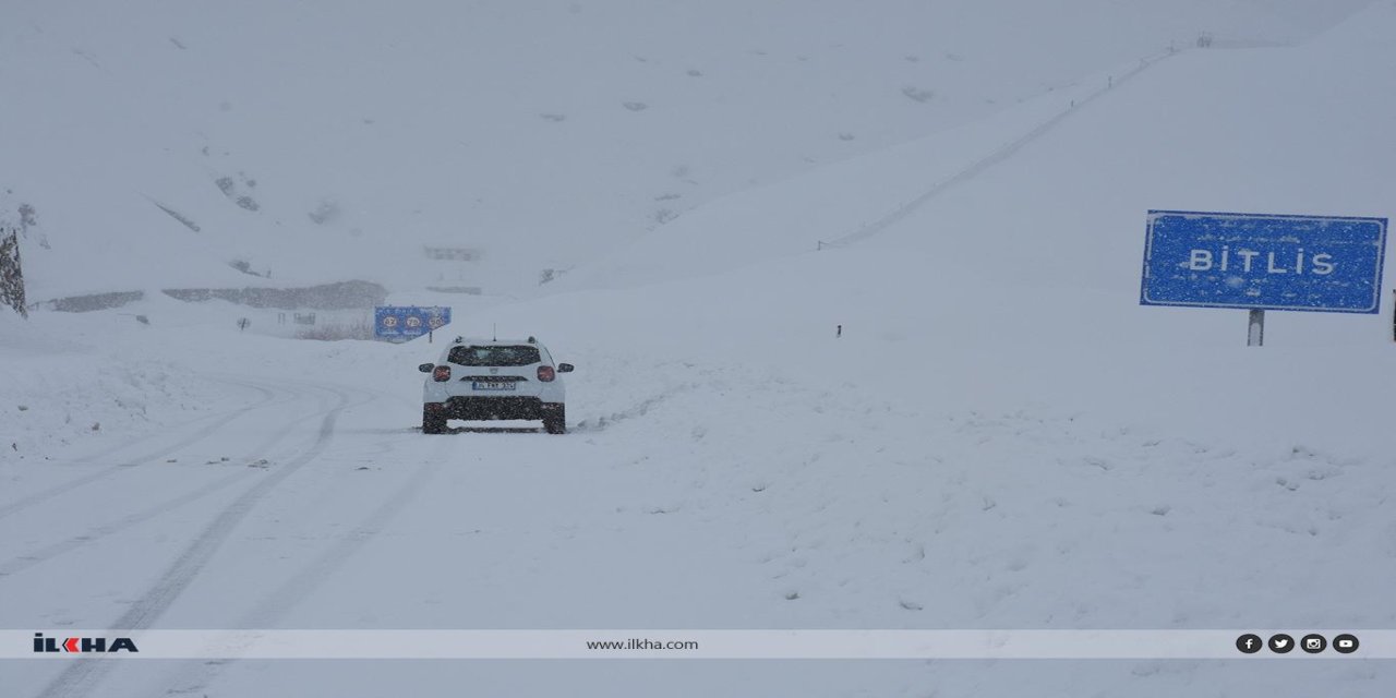 Meteorolojiden 2 bölge için çığ uyarısı