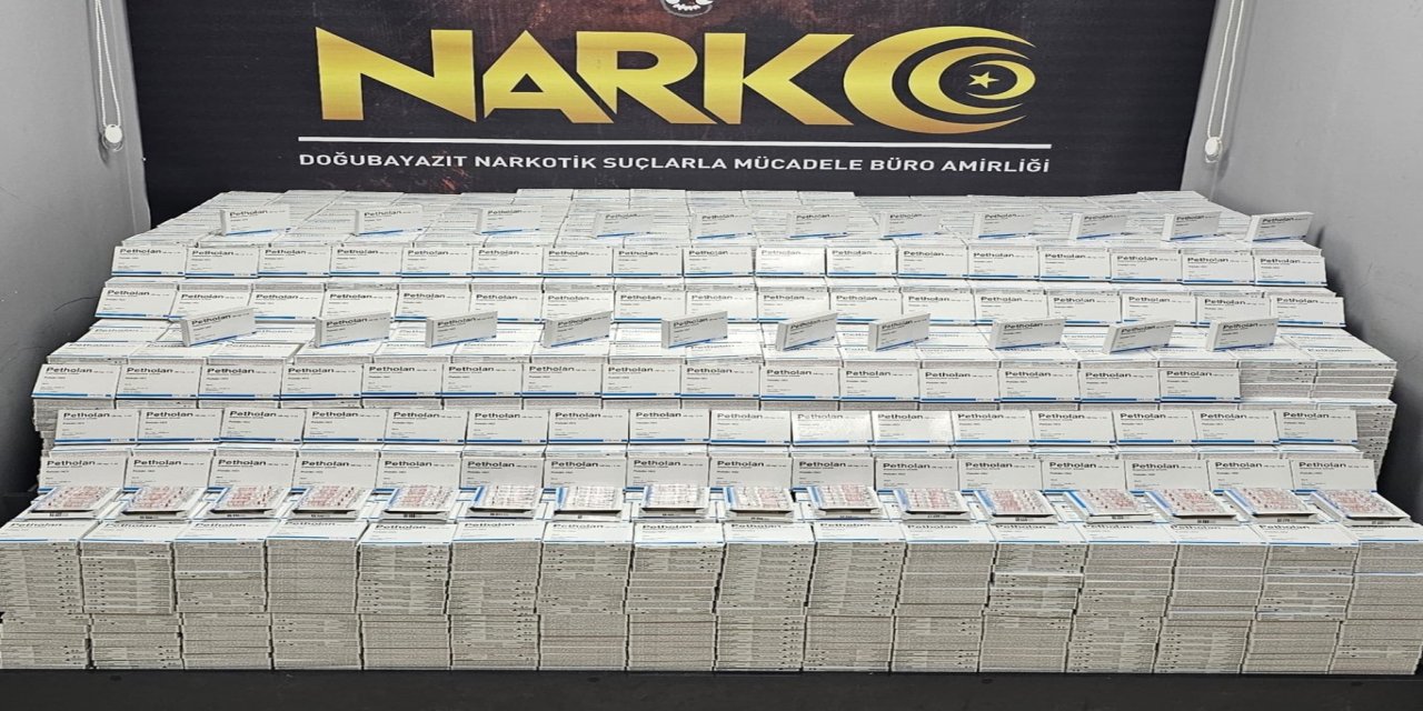 Ağrı'da gerçekleştirilen operasyonda uyuşturucu ele geçirildi