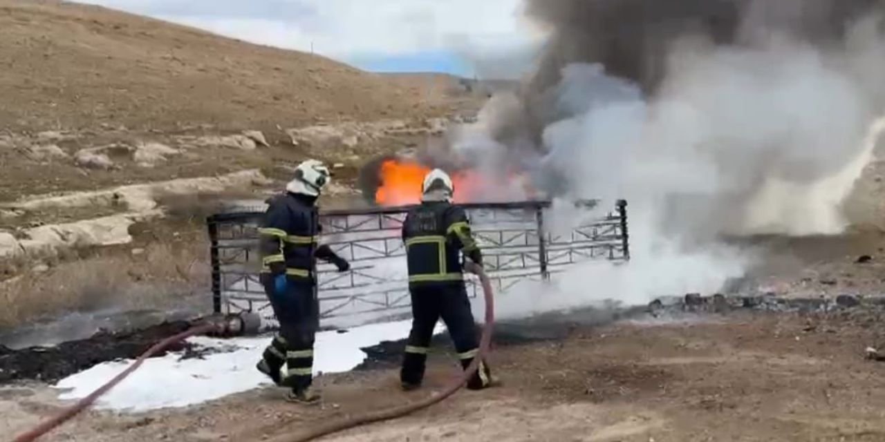 Batman'da yangına anında müdahale